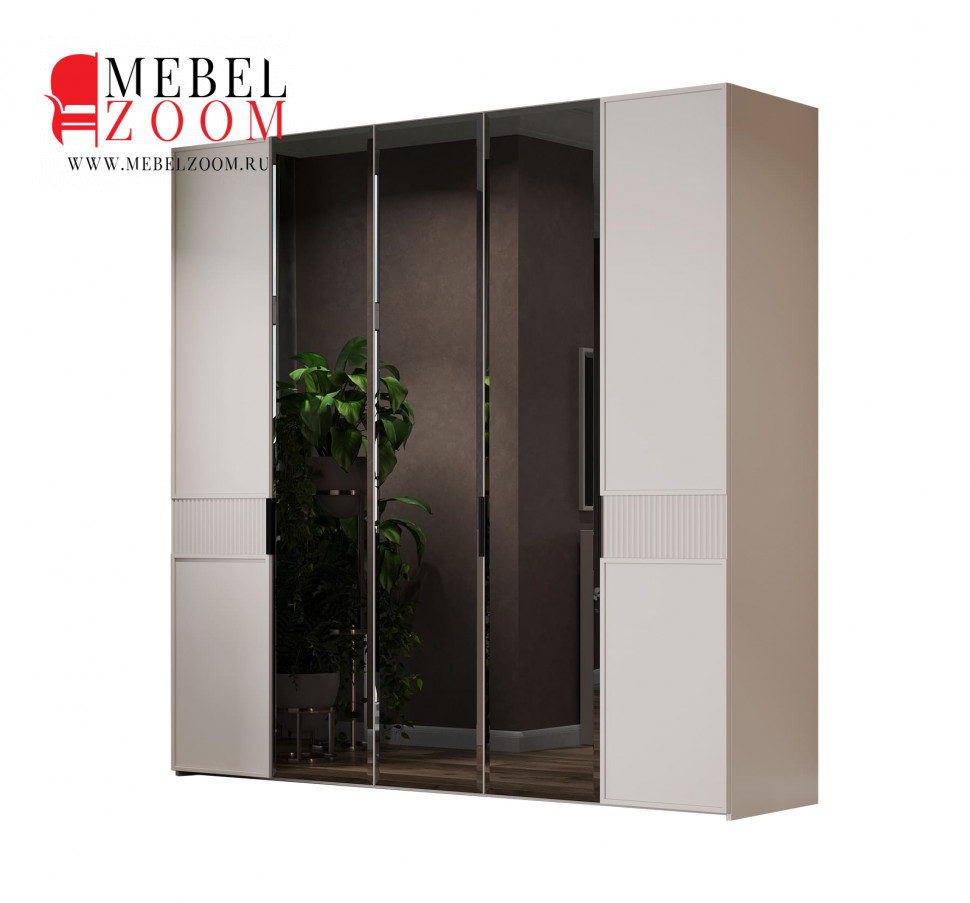 Шкаф Афина 5-ств беж   фото 1 &mdash; MEBELZOOM.RU​ (МЕБЕЛЬЗУМ.РУ)