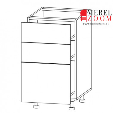 Камелия секция напольная 450 ящики СМ &mdash; MEBELZOOM.RU​ (МЕБЕЛЬЗУМ.РУ)
